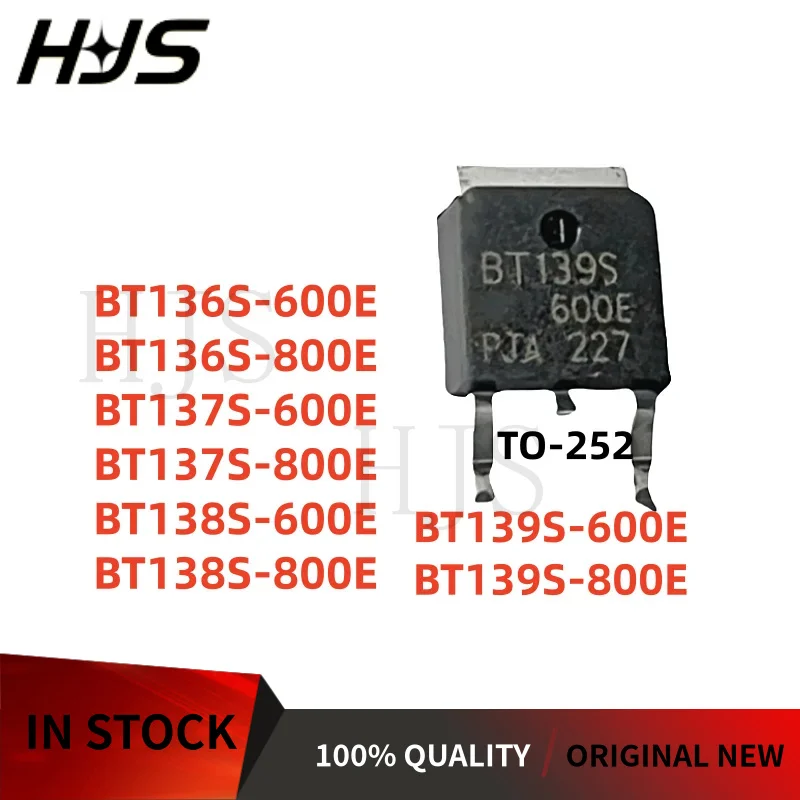 20piece New BT136S-600E BT136S-800E BT137S-600E BT137S-800E BT139S-600E BT139S-800E BT138S-600E BT138S-800E TO-252 in stock