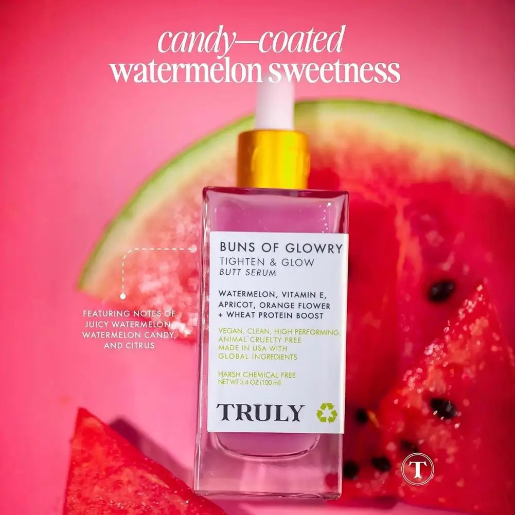 TRULY-aceite reafirmante para después del afeitado, bollos iluminadores de esencia de cadera brillante, aceite para después del afeitado, suavizante, reparación de la piel, cuidado de la piel dañada