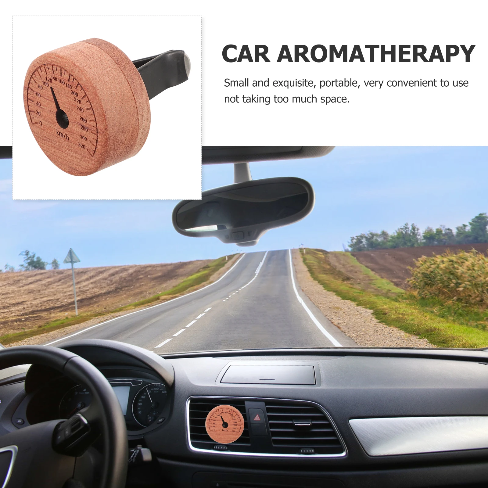 

Chic Durable Wooden Diffuser Car Perfume Decor Essential Oil Diffused Wood Portable Fragrance Diffuser For Car