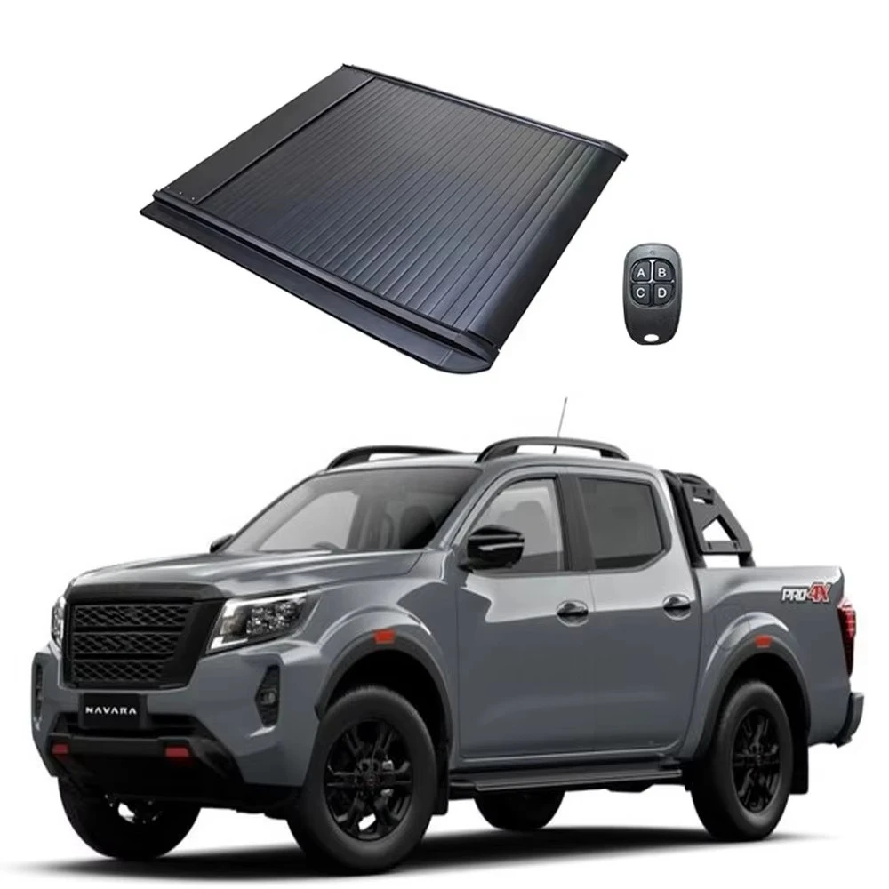 Retractable Shutter Tonneau With Button Pickup Lid Truck Electric Roller Bed Cover for  Gladiator Jt 5 E-K59