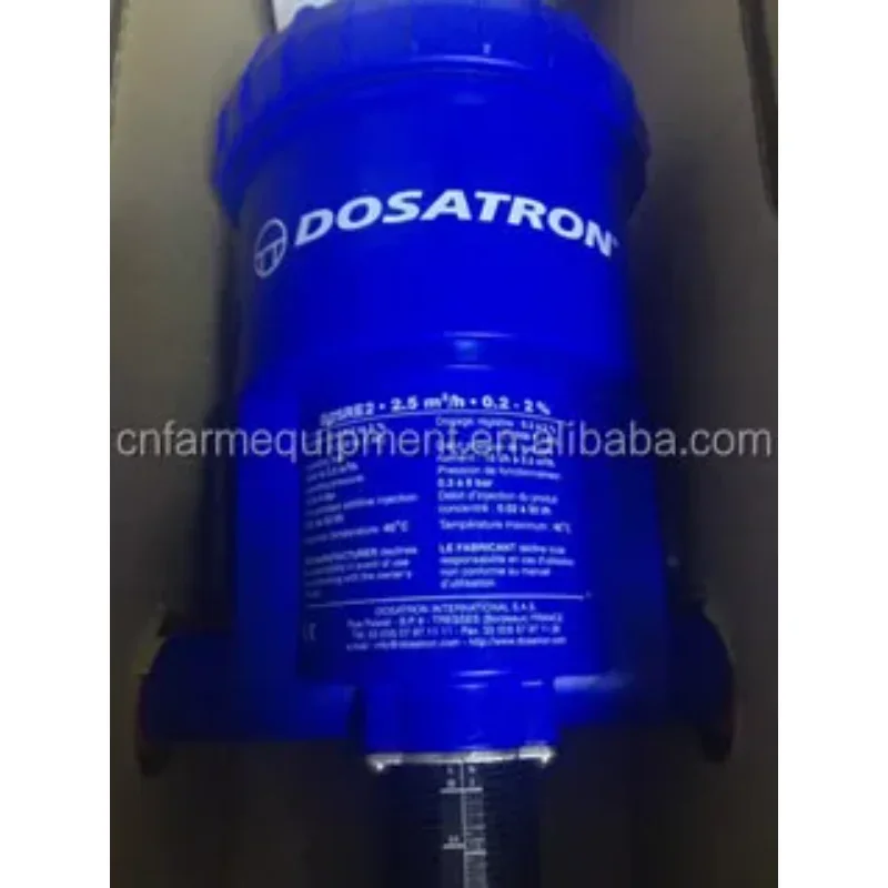 Bomba proporcional Dosatron, fertilizante proporcional automático para línea de alimentación y línea de agua en granja de cría D25RE2