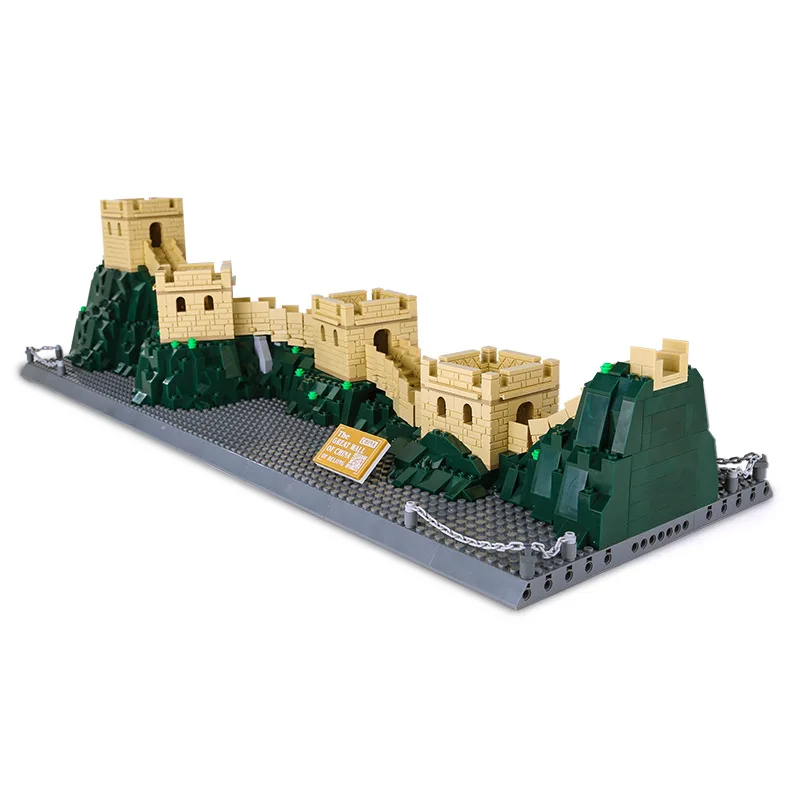 Beijing Great Wall (Badaling) is compatible with small particle building blocks, puzzle toys, and children's assembly gifts image 3