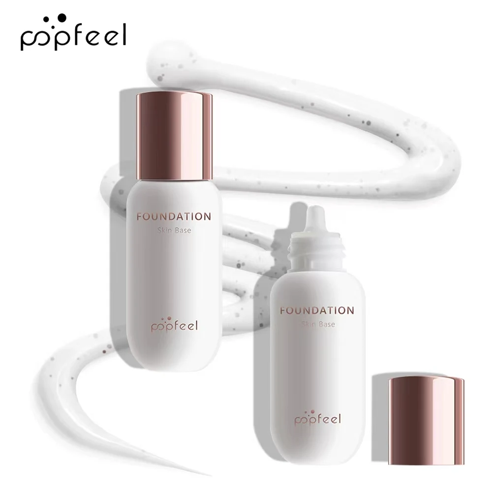 POPFEEL Color Changing Foundation Brightens And Lightweight Coverage，Pore Invisible Cream, Even Skin Colour Makeup 30 g / 1 oz