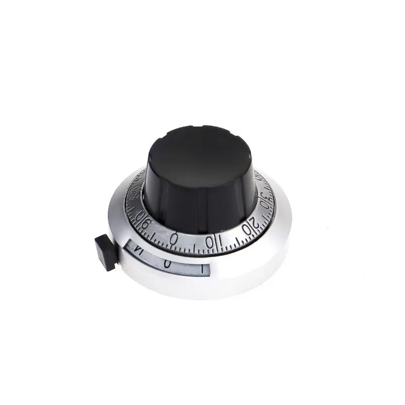 1pc 46MM 0-14 Digital Multi-turn Potentiometer Switch Cap B2 Precision Dial Knob 3590S 7276 Shaft hole diameter 6.35mm