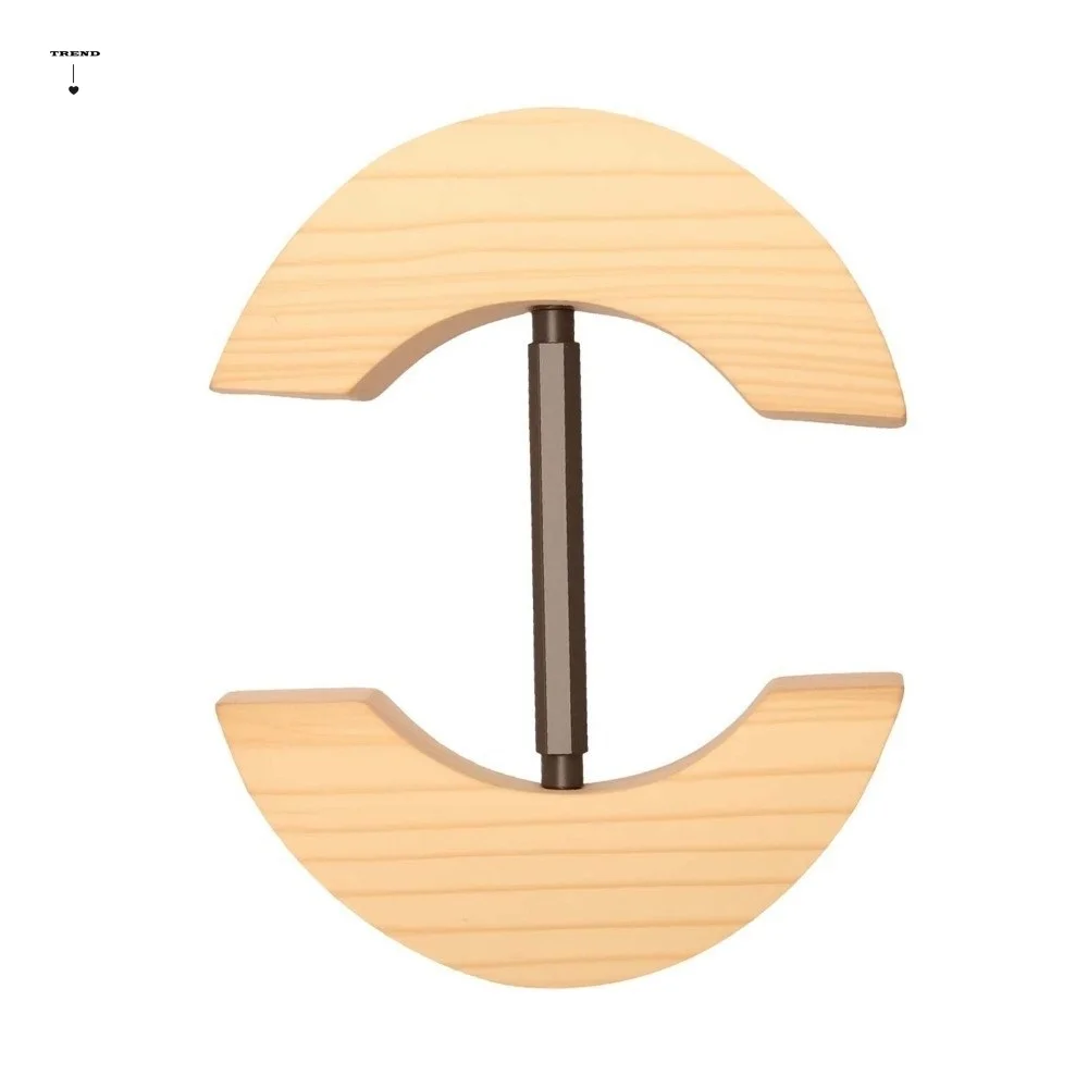 

Компактный портативный деревянный держатель для шляп и кепок: легкий, регулируемый, для ковбойских и бейсбольных шляп, для использования на улице