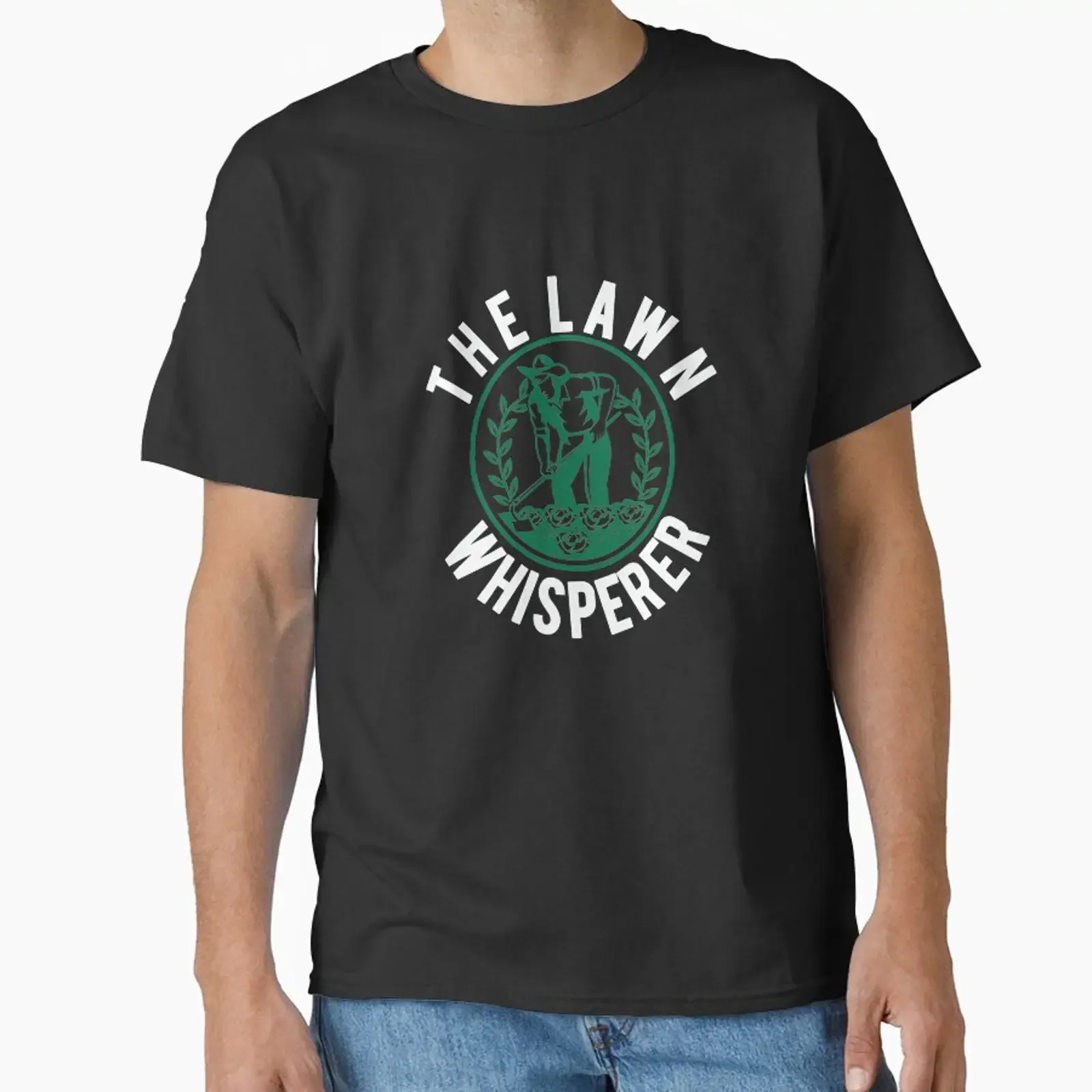 The Lawn Whisperer Funny Mower T Shirt Casual Care Apparel for Mowing Enthusiasts vintage Washed Soft Top For Everyday Wear