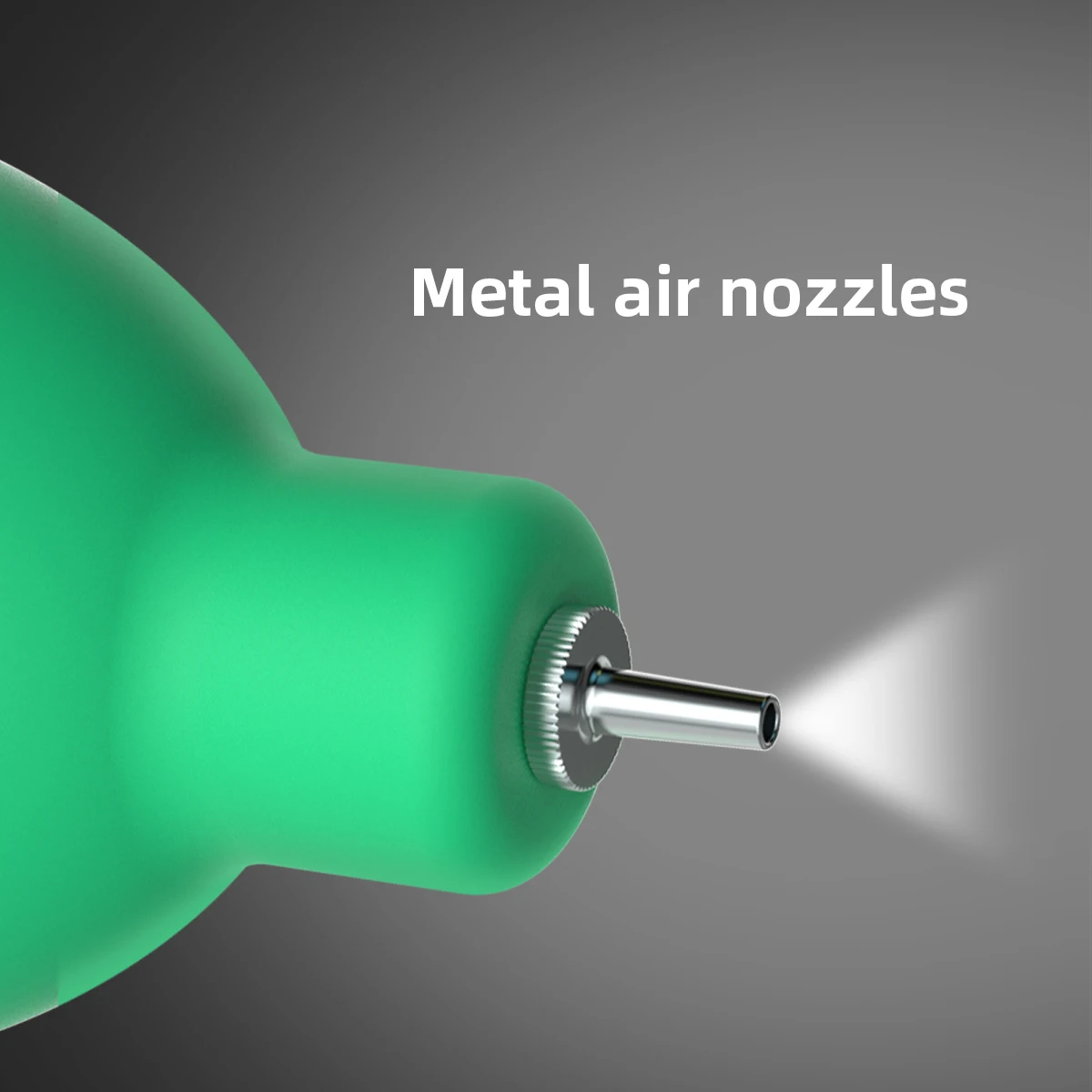 LAOA Green Potente soffiatore per polvere Sfera Spruzzatore d'acqua succulenta Strumento per la rimozione della polvere per rondella dell'orecchio con piccola spazzola