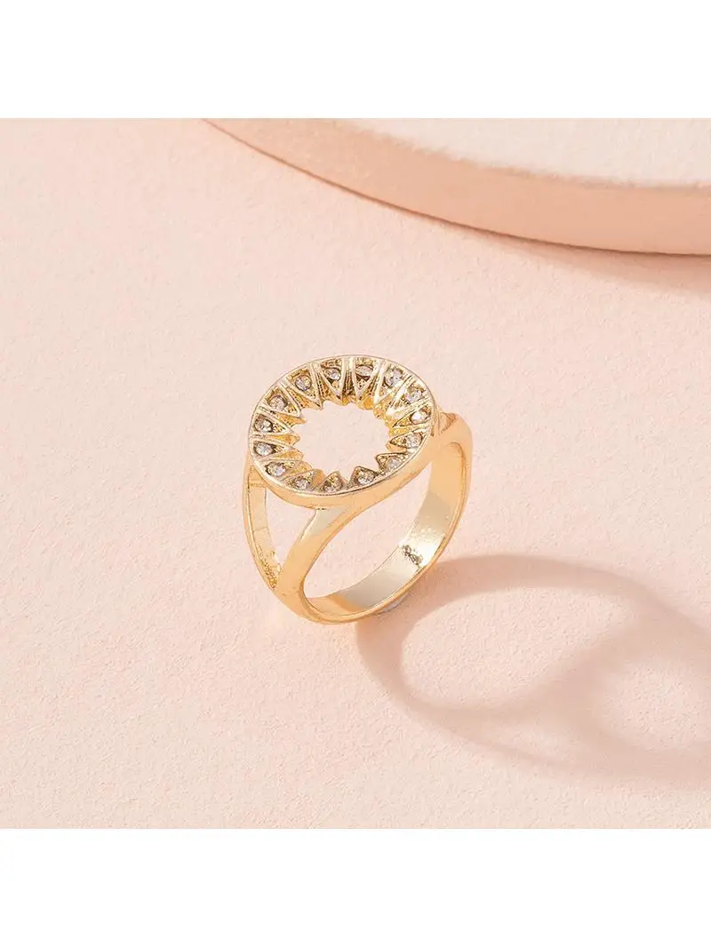 

Преувеличенное кольцо со встроенным бриллиантом, уличное кольцо-застежка, материал из сплава, модное ювелирное кольцо, новинка 2022, бренд Ovoka