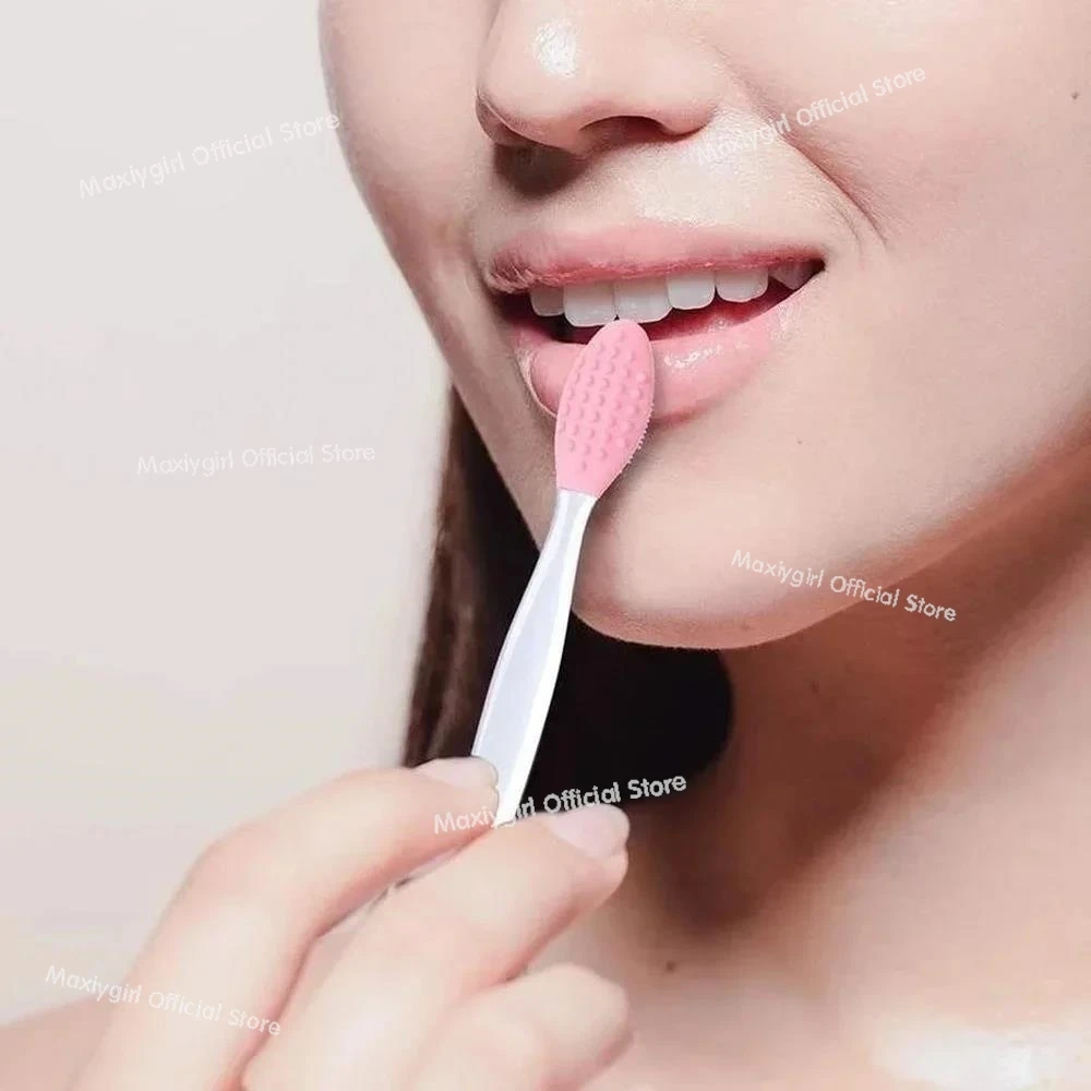 10 unids/set cepillo exfoliante de labios suave seguro de doble cara de Color aleatorio, cepillo exfoliante para lavado de cara, removedor de espinillas