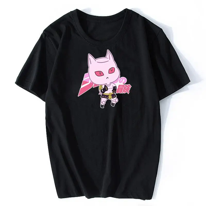 

Новая трансграничная одежда Jojo's Adventure, свободная футболка ort Sve для мужчин, повседневный удобный цветочный узор