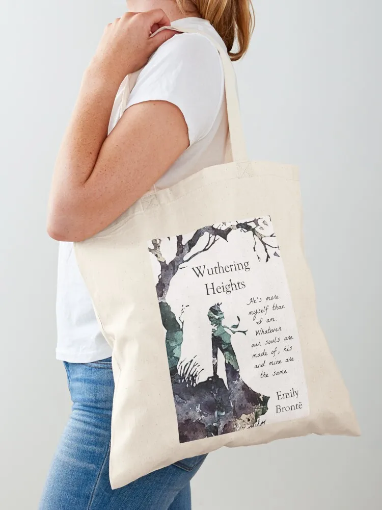 Wuthering Heights, Emily Bronte Tote Bag tote bags cloth bags shopping trolley bag Canvas shoulder bag Canvas Tote