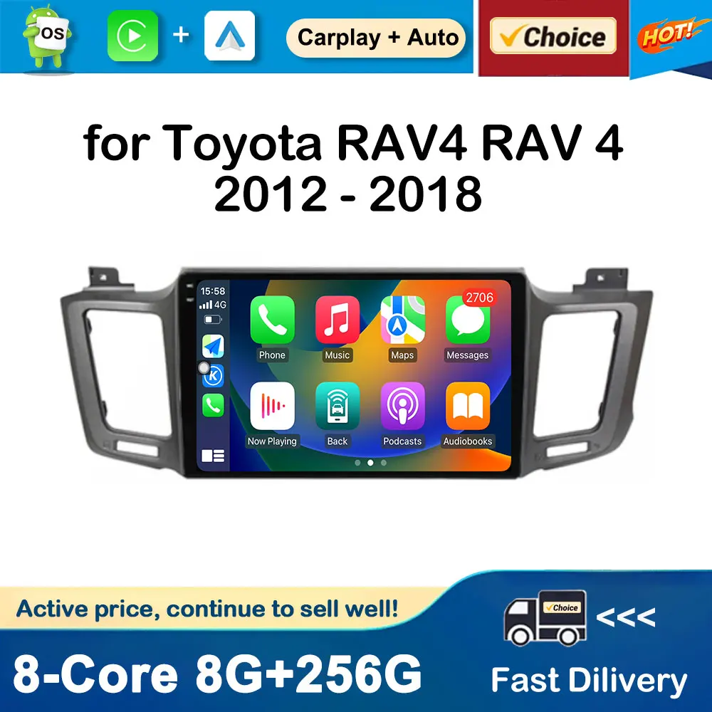 

Android OS GPS Navigation 10.1 inch for Toyota RAV4 RAV 4 2012 - 2018 Car Video Radio Multimedia Player DSP Stereo BT Auto Tools