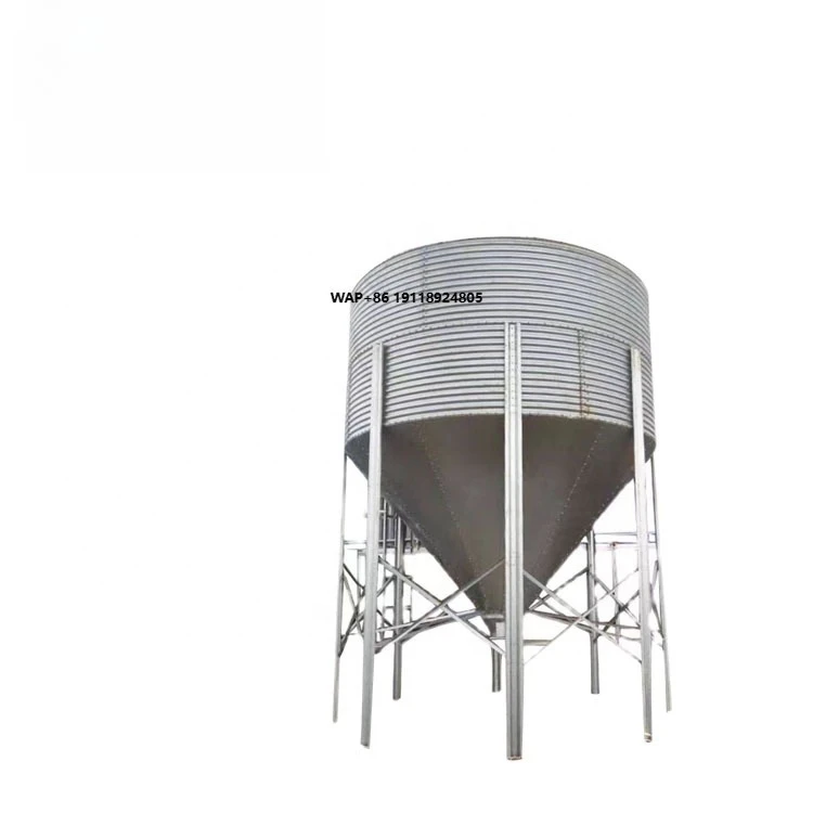 New Product Piggery Equipment Feed Tower Large Capacity Automatic Feeder Storage Tank Line Equipment
