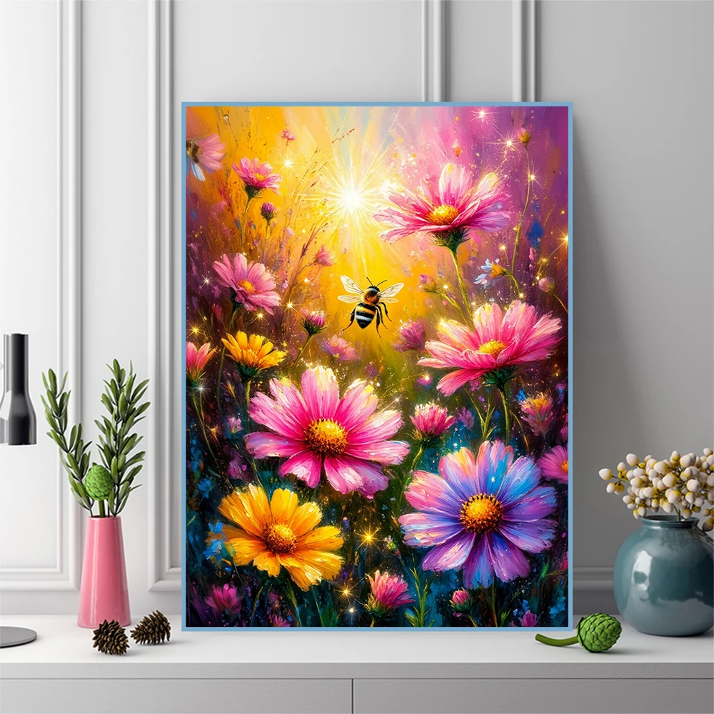 Evershine Diamond Mosaic Daisy - Embroidery Daisy Flower 评论和价格