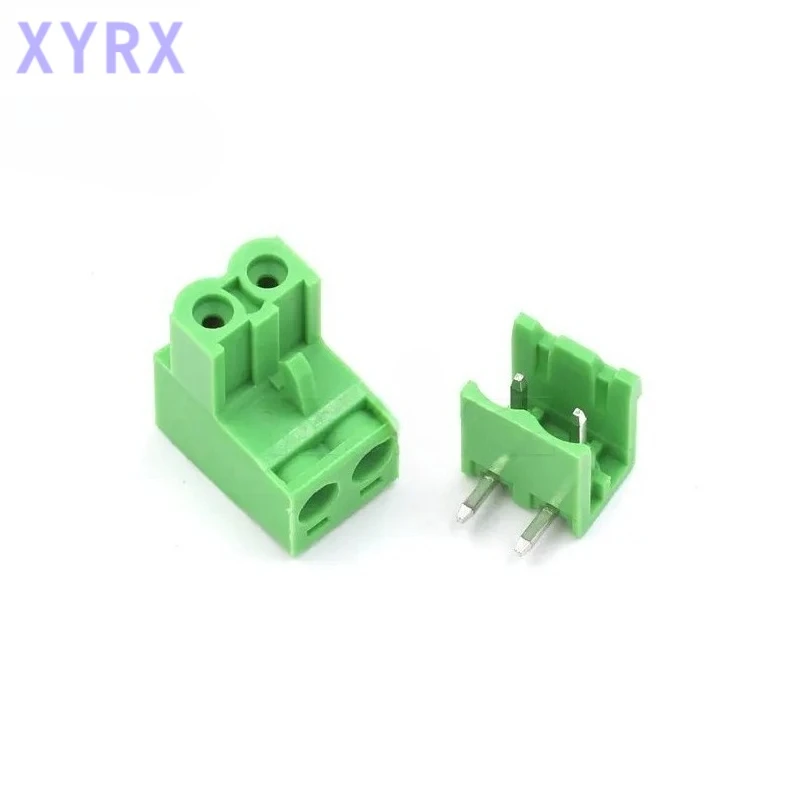 In spot 5Pairs KF2EDGK 5.08MM Plug-in Terminal PCB Connector 2/3/4/5/6/7/8/9P Bent Pin