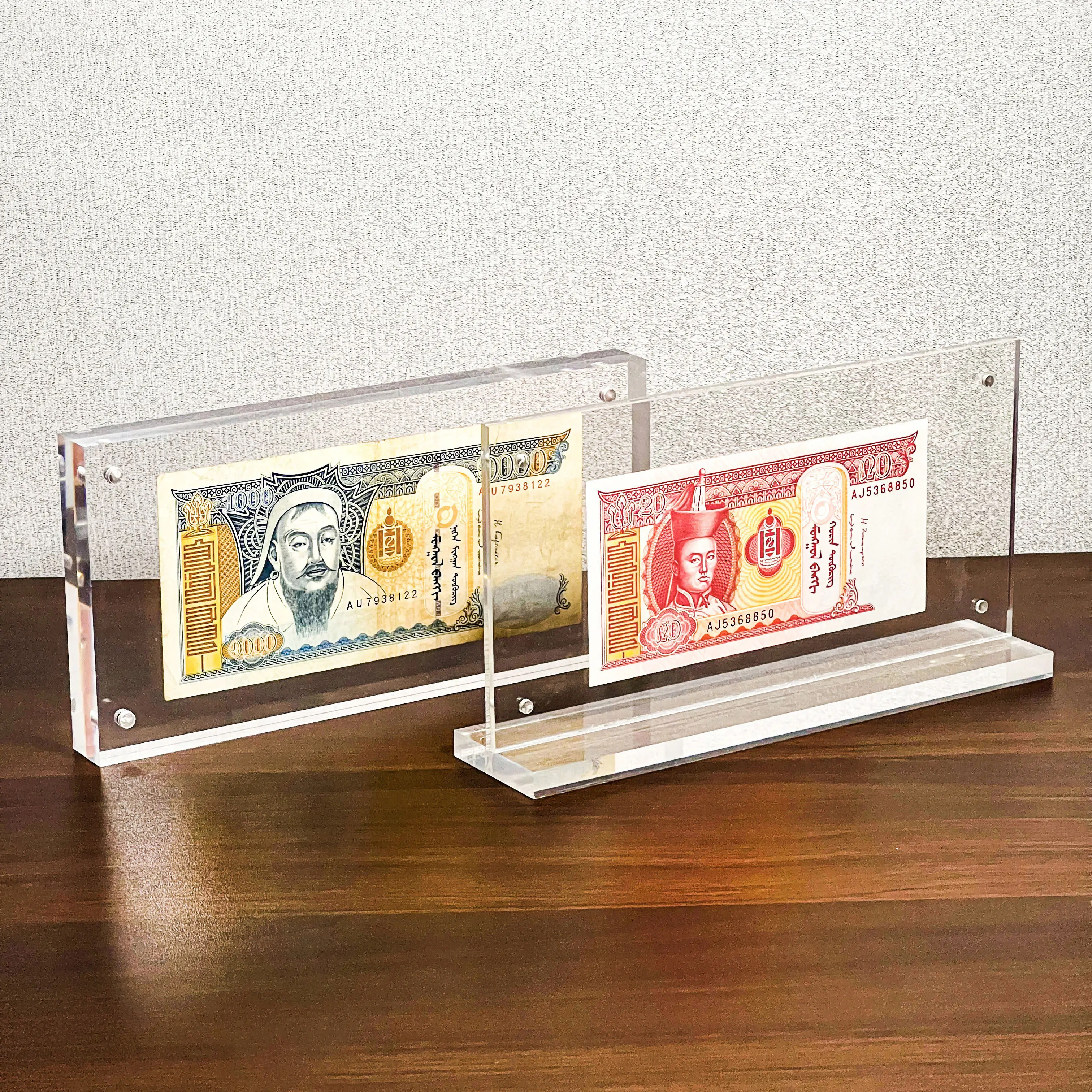 1pcs rating coin frame - commemorative coin holder - banknote display frame - foreign currency collection showcase frame