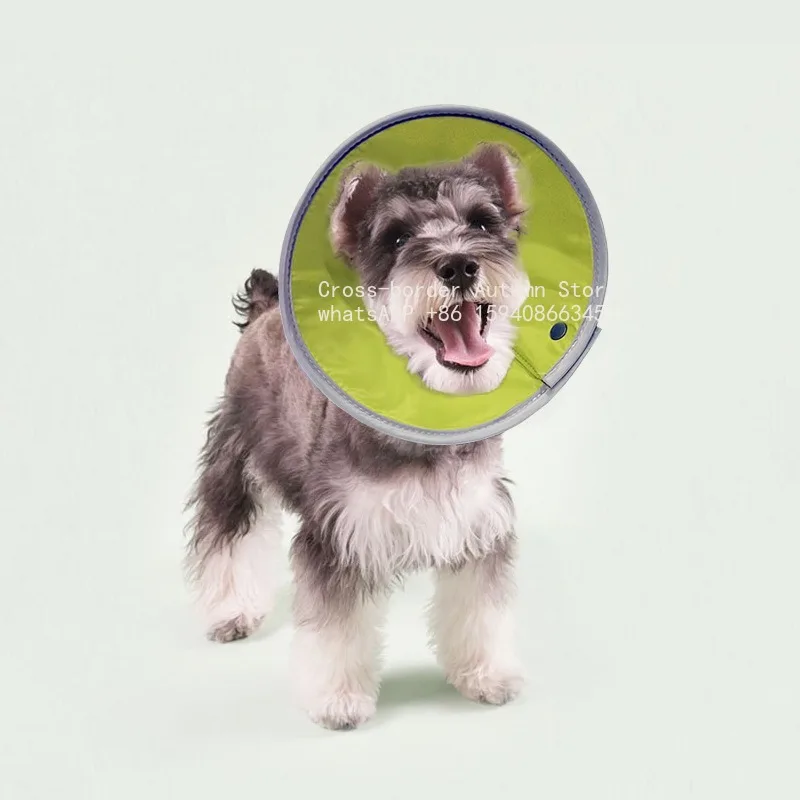 Cat anti-lick and bite neck ring, pet sterilization collar, dog postoperative wound care collar Default shipping L code