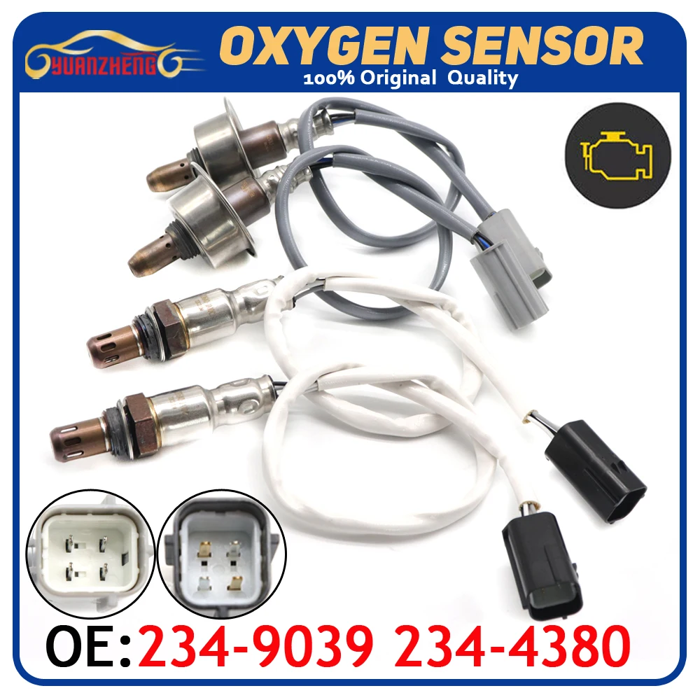 

Set 4PCS Air Fuel Ratio Lambda O2 Oxygen Sensor Upstream &Downstream 234-9039 234-4380 For Nissan Sentra 2.0 Versa Cube 1.8L