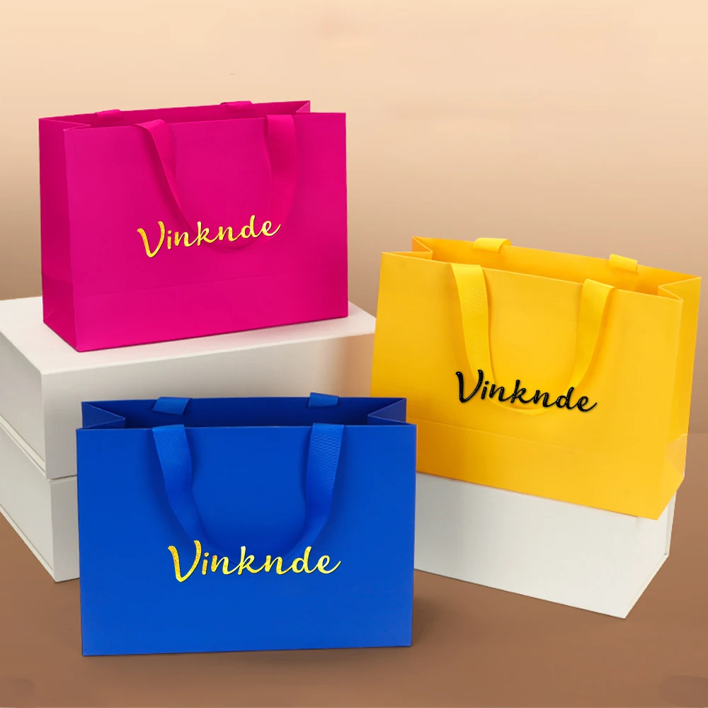 

Бумажные пакеты-тоут для свадьбы, дня рождения, домашней вечеринки, индивидуальный логотип 28x10x20 см, косметика для покупок, одежда, парфюмерия, упаковочная сумка для ювелирных изделий