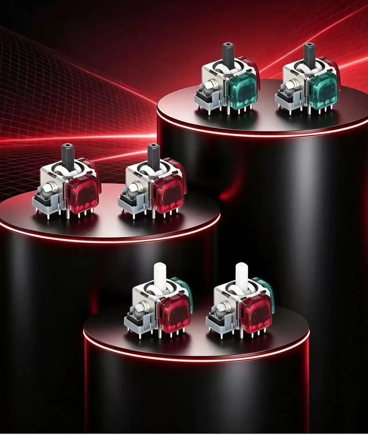 GINFULL RS13 3nd Generation Angle TMR Joystick For PS5 For PS4 For