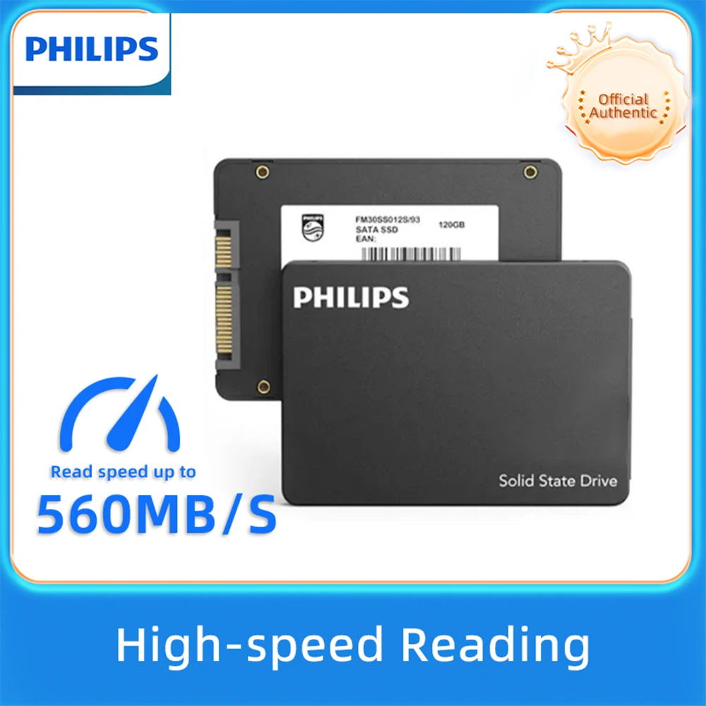 

PHILIPS SATA3 Solid State Drive 1TB 512GB 256GB 2.5 Internal Hard Drive 128GB 256GB 512GB 1TB Laptop Desktop Solid State Drive