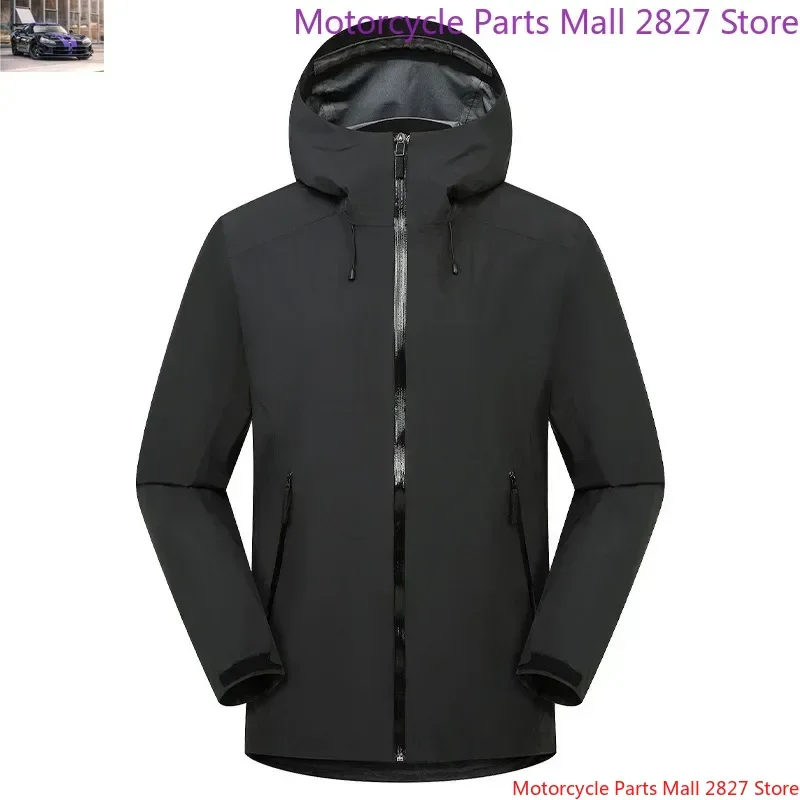 

ARC Embroidery Three layer Outdoor Waterproof Windbreaker Hiking Jackets Mens High Quality Hunting Camping Fishing Coat