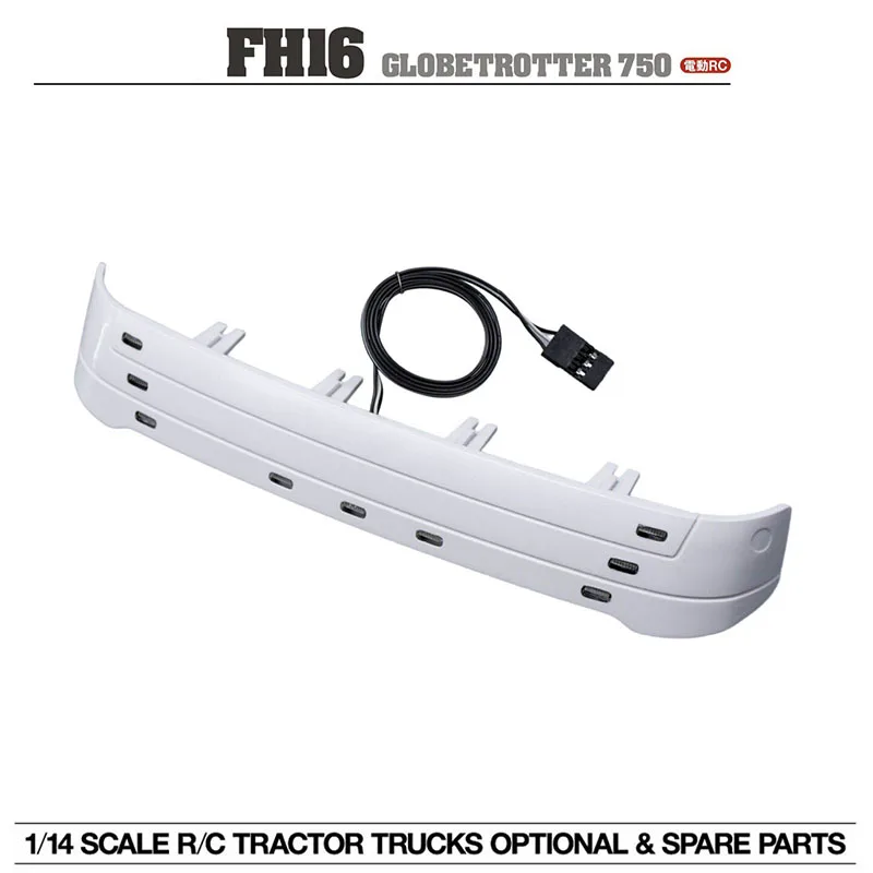 1/14 RC Truck LED 6V Plastic Simulation Sun Visor for Tamiya VOLVO FH16 XL750 56375 56360 56362 Model Car DIY Parts