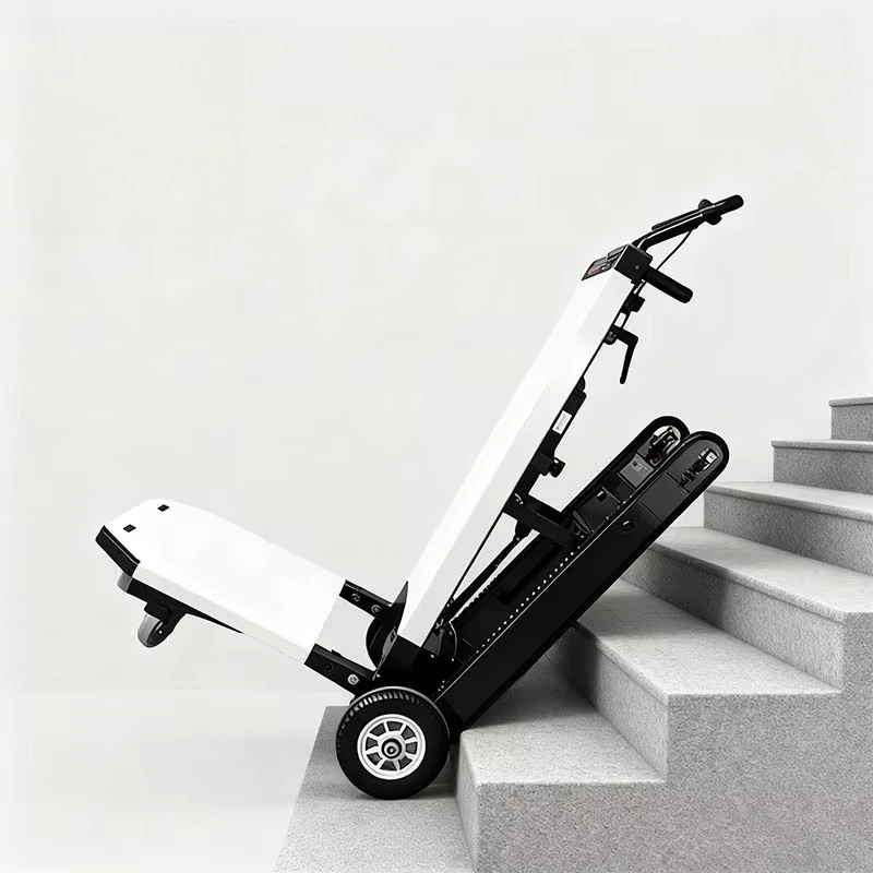 Automatic Safety Brake System 400kg Capacity Heavy Material Lifting Warehouse Machine Electric Stair Climber for Cargo