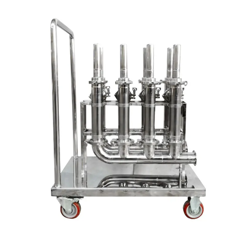 

Manufacturer supply Magnetic filter Pipe iron remover Magnetic series movable working DN40