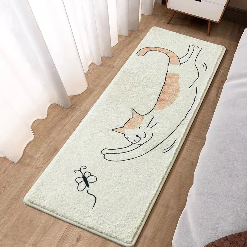 Cartoon Cat Dog Carpet Bedroom Bedside Carpets Living Room Sofa Coffee Table Long Carpet Home Decor Rug