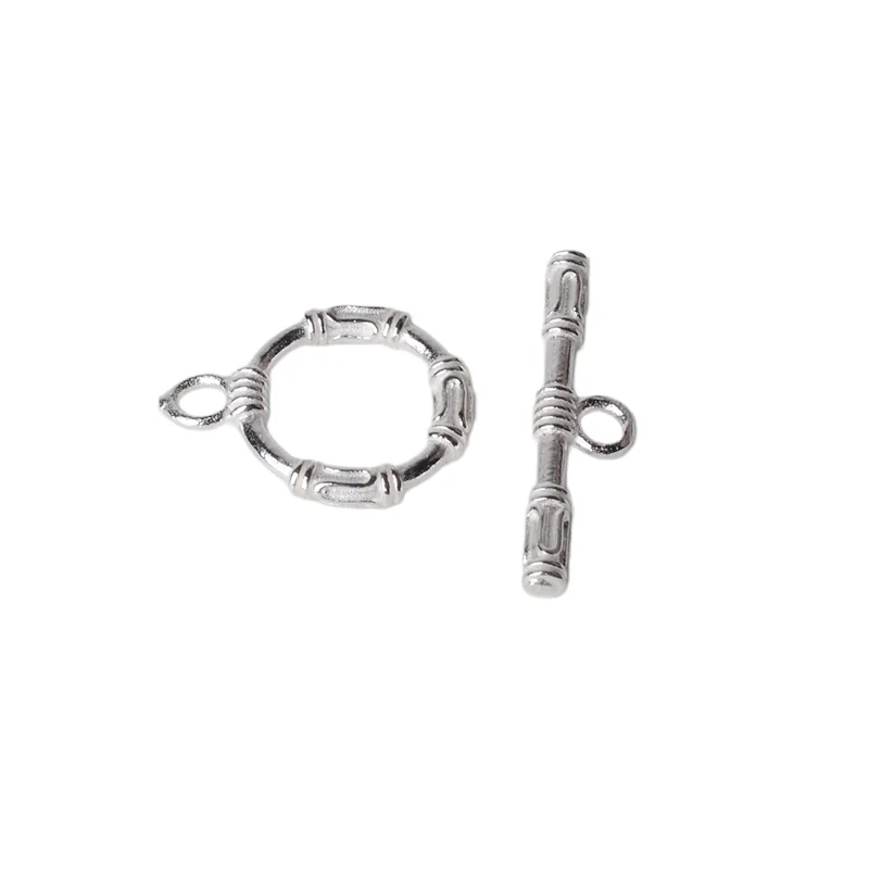 Solid 925 Sterling Silver Toggle Clasp