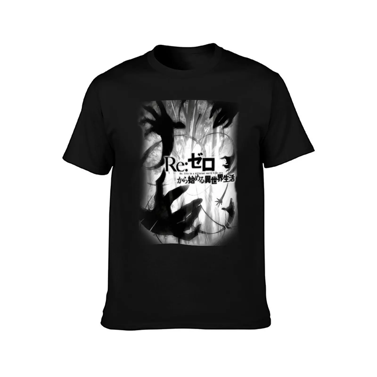 Re: Zero - Anime - Version 3 T-Shirt Classic Crew Neck Cotton T-Shirt