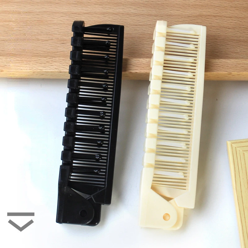 2 In 1 Folding Comb Head Massage Professional Hair Comb Anti Static Portable Hairdressing Combs for Women Men Hair Styling Tools