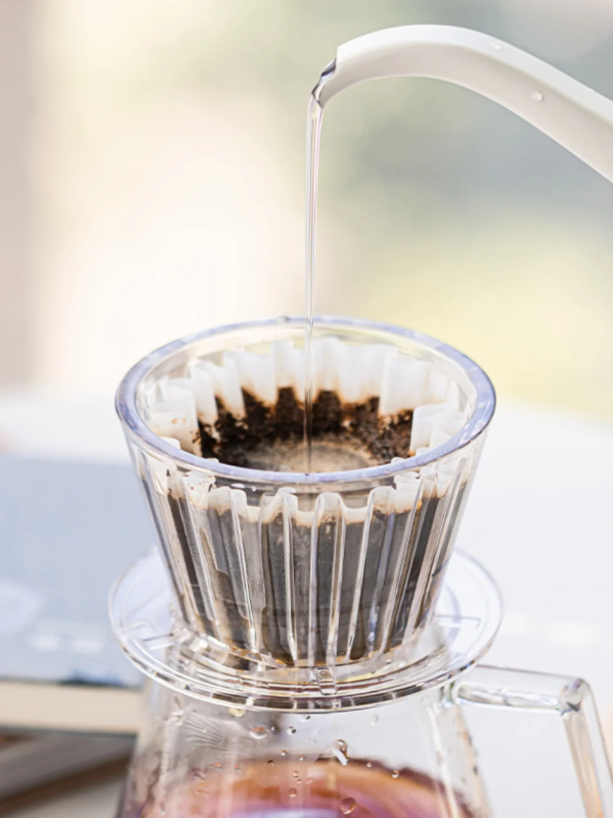 

Timemore Cake pe 55 Coffee Drip Filter Paper Hand Brewing Coffee Pot Filter Gold Dragon Cup Filter Paper