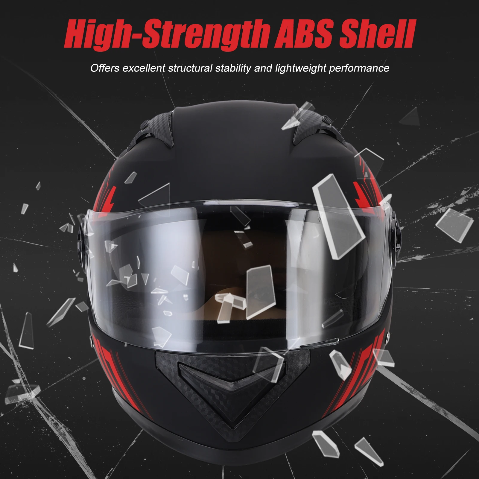 Capacete facial completo com aquecedor de pescoço removível, forro respirável e confortável, capacete leve para andar de bicicleta para homens e mulheres