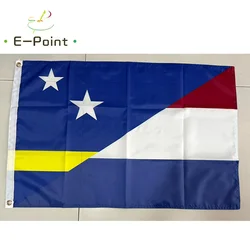 Curacao Netherlands Together Flag 2ft*3ft (60*90cm) 3ft*5ft (90*150cm) Size Christmas Decorations for Home Banner