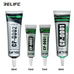 15/50ml CP-0001 Transparent Adhesive Clear Glue CP0002 Black Glue for Mobile Phone Middle Frame LCD Screen Glass Repair Glue