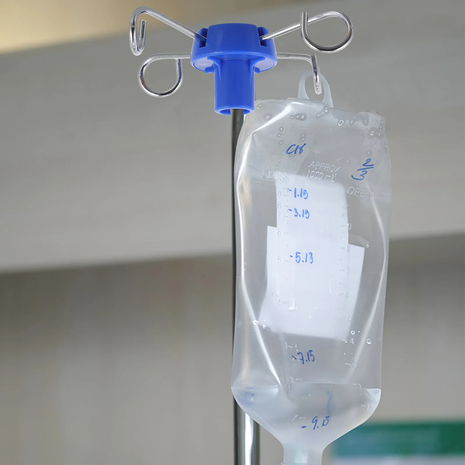 

Stainless Steel Infusion Rack Hook Iv Stand Medical Pole Hanger Vertical Plastic