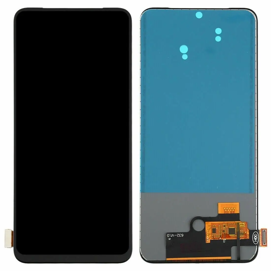 For realme x lcd for oppo k3 lcd /reno2 z lcd /reno2 f lcd with bezel reno 2f reno 2z touch panel digitizer display