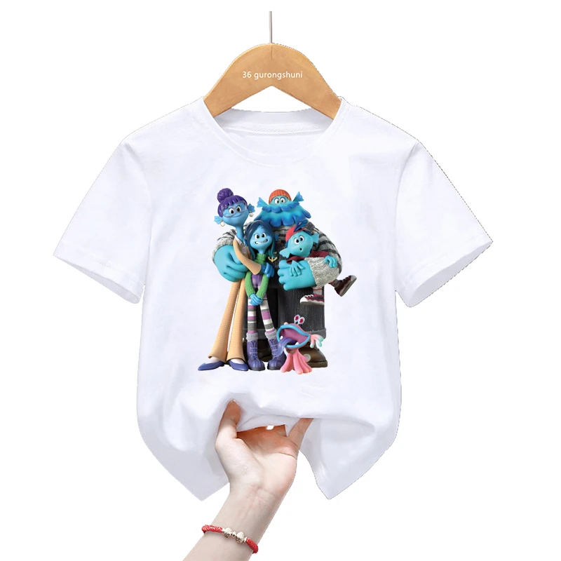 

New Movie Show Anime Ruby Gillman Teenage Kraken T Shirt Chelsea Kawaii T-Shirt Boys And Girls Clothes Short Sleeve Tops