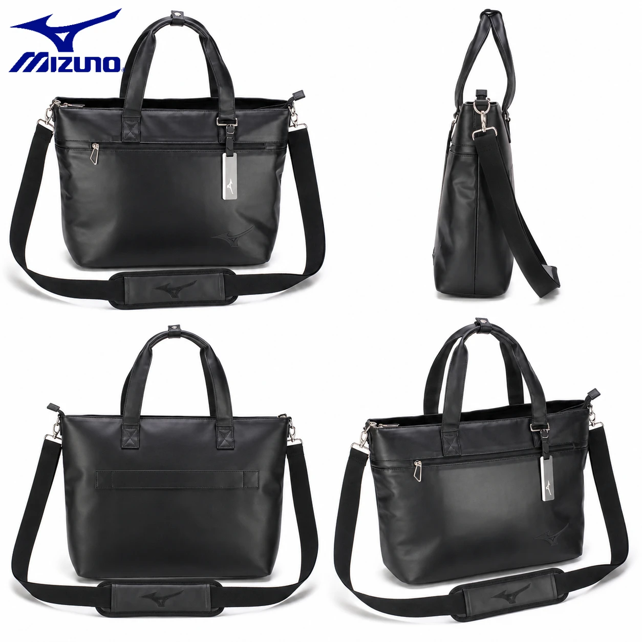 Picture 3: Mizuno Golf Clothes Bag Large Capacity Garment Storage Bag with Separate Shoe Compartment Portable Handbag for Daily Golf Sport