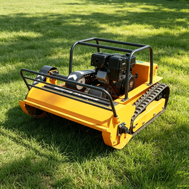 Customized tracked remote-controlled lawn mower, home courtyard lawn trimmer, garden slope protection, weeding