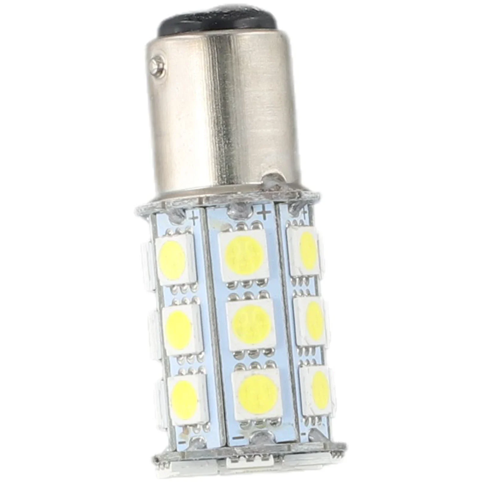 캐빈 해양 보트 LED 내부 조명 전구, 화이트 27-SMD BA15D, 1004 1076 1142, 3 칩 5050 테일 브레이크 정지등, 1 개