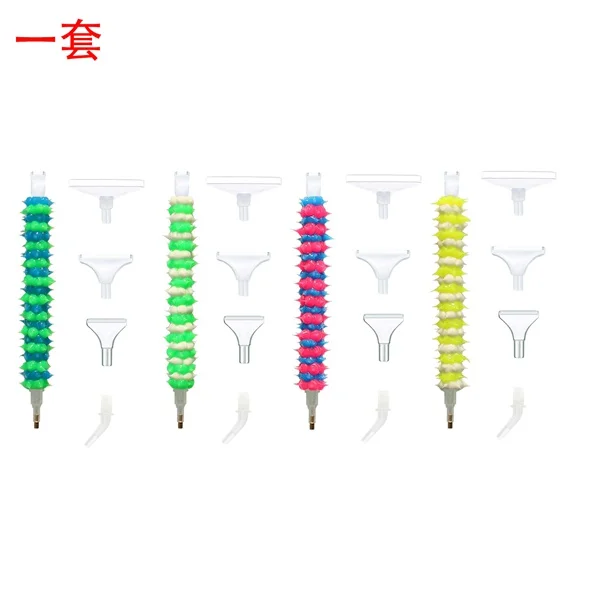 כלי ציור יהלום נקודה עטים עם אחיזה רכה ונוחה עבור ערכות ציור יהלום 5D דיי למבוגרים