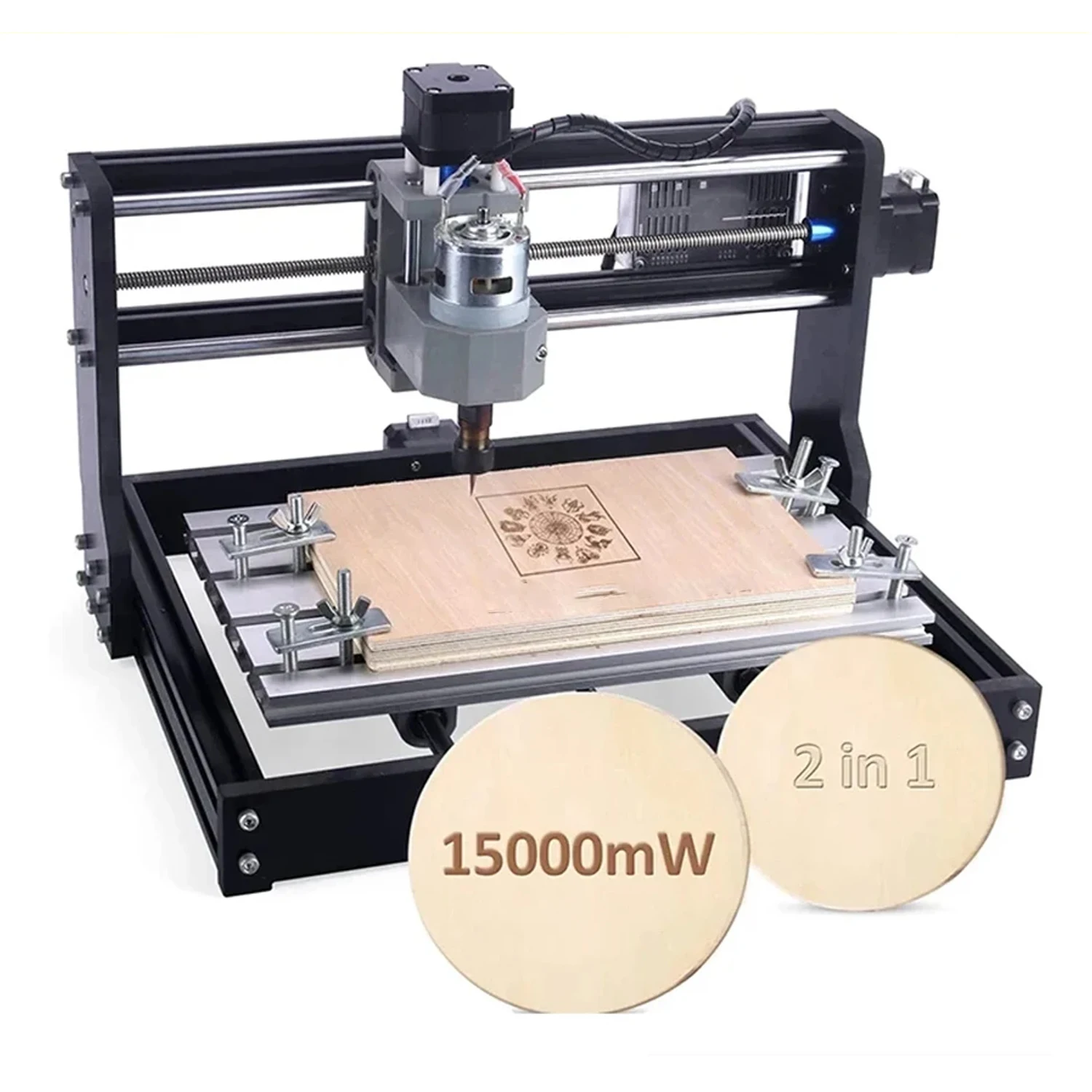 CNC 3018 Pro Fräsmaschine mit GRBL Offline Controller DIY Mini 3-Achsen-Holzfräser PCB Fräsen Schneiden Lasergravierer