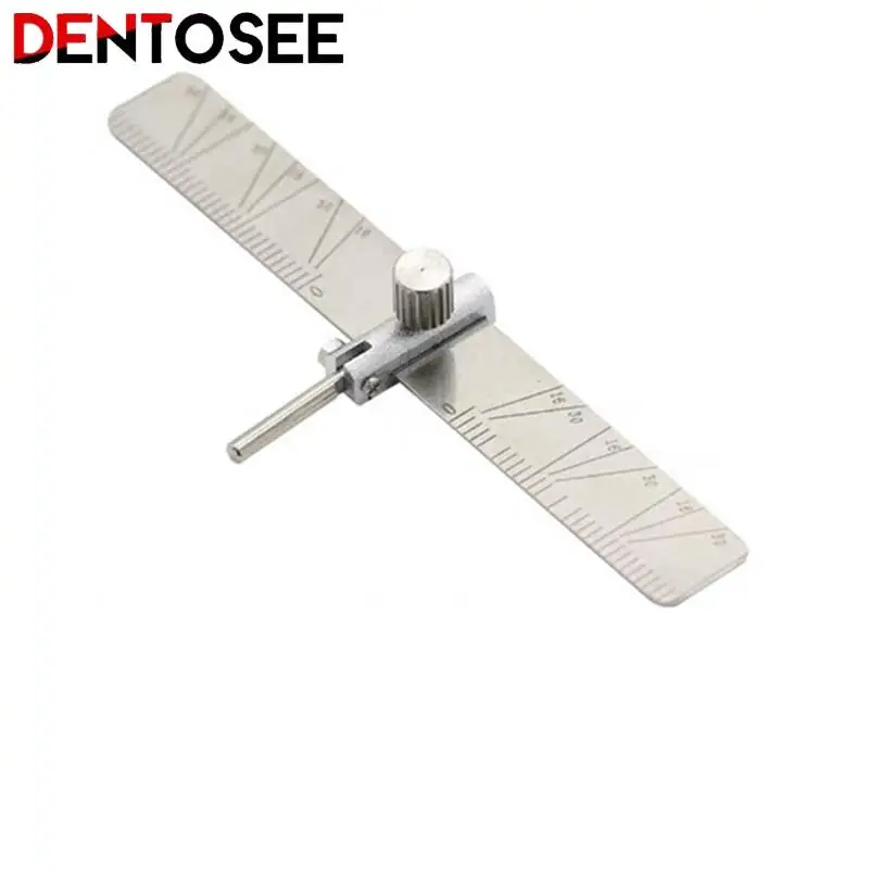 Righello di misurazione righello di posizionamento per piantagione dentale righello angolare per piastra di guida per il posizionamento dell'impianto orale con scala