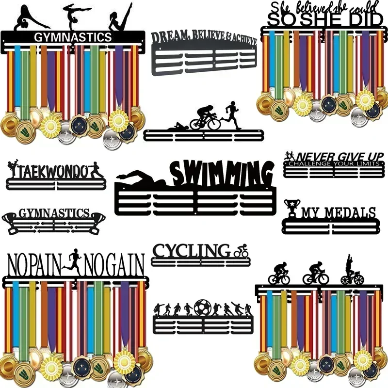 Ultimate Marathon Race Medal Showcase: Premium Holder, Hanger and Organizer to Beautify Your Wall, Ideal for Running Sports