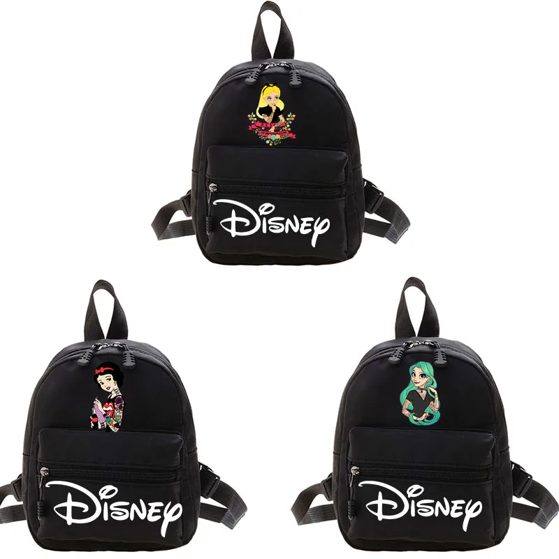 2024 ransel Mini Wanita Putri Salju Putih Disney ransel serbaguna desain tas cantik mode hati feminin trendi baru