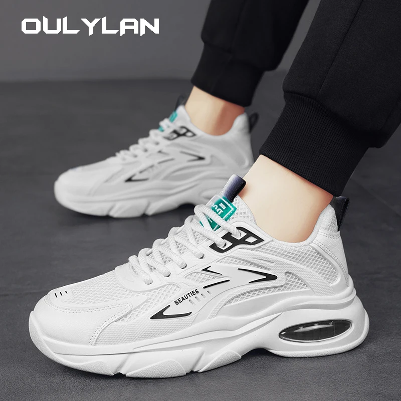 Lightweight Men Running Shoes Outdoor Breathable Sports Shoes Anti-slip Men's Sneakers Soft Sneakers Walking Tennis