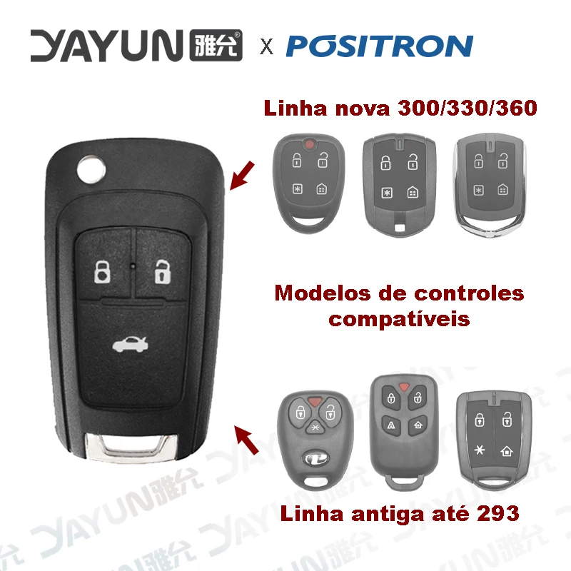 YAYUN Modified Key Knife Chevrolet GM-03C Positron Flex Alarm Buttons New and Old Line Ate 293 300 330 360 Free Shipping